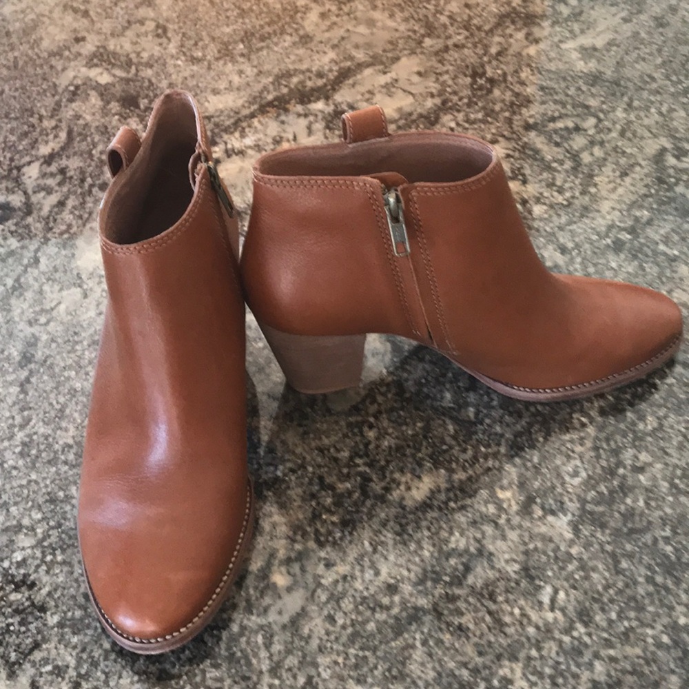 Madewell Brown Ankle Boots
